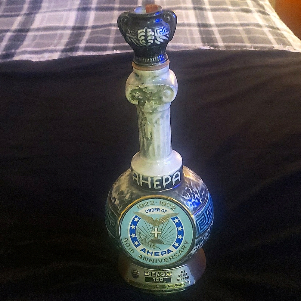 1972 Jim Beam 50th Anniversary bottle